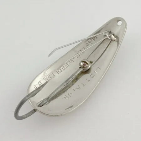 Liotta Jr Master Weedless, 11g, Nickel, Cucchiaino Ondulante #23532