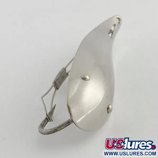 Weedless Bait Company FISHTRAP, Argento, 8.5g, Cucchiaino Ondulante Antialga #23533