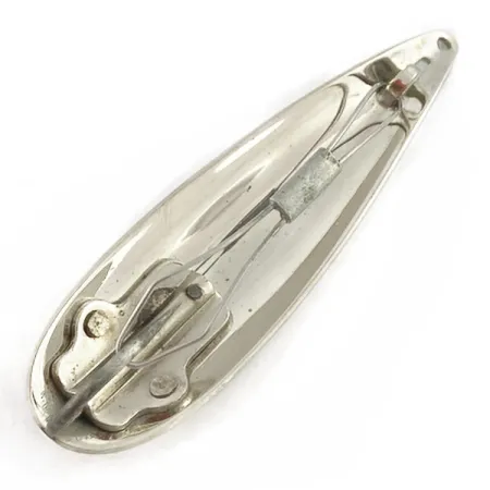 Weedless Bait Company FISHTRAP, Argento, 8.5g, Cucchiaino Ondulante Antialga #23533