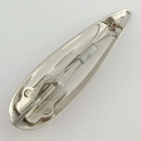 Weedless Bait Company FISHTRAP, Argento, 8.5g, Cucchiaino Ondulante Antialga #23533