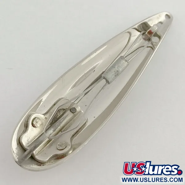 Weedless Bait Company FISHTRAP, Argento, 8.5g, Cucchiaino Ondulante Antialga #23533