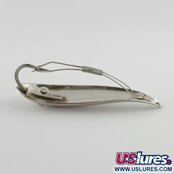 Weedless Bait Company FISHTRAP, Argento, 8.5g, Cucchiaino Ondulante Antialga #23533