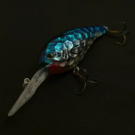 Renosky Deep Dive Honeycomb Rattl shad, 12g, Argento/Blu, Esca Artificiale #23542