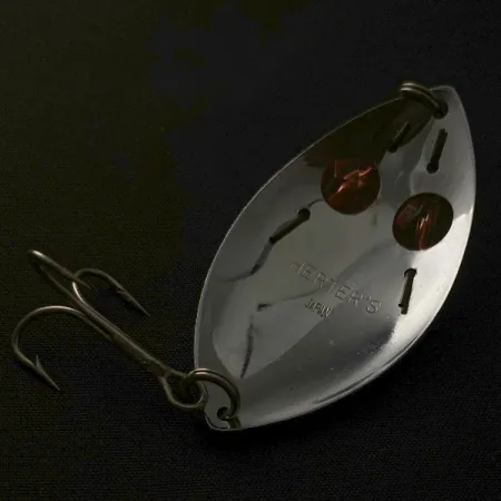 Herter's Glass Eye Spoon, Nickel e Occhi Rossi, 11g, Ondulante #23555