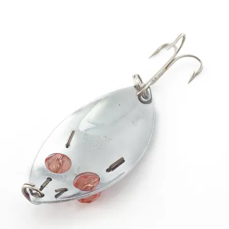 Herter's Glass Eye Spoon, Nickel e Occhi Rossi, 11g, Ondulante #23555