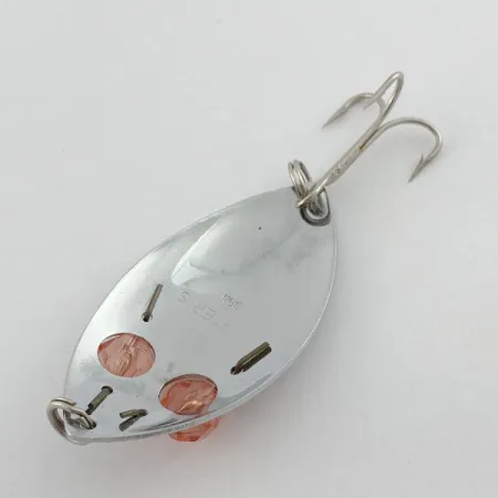 Herter's Glass Eye Spoon, Nickel e Occhi Rossi, 11g, Ondulante #23555