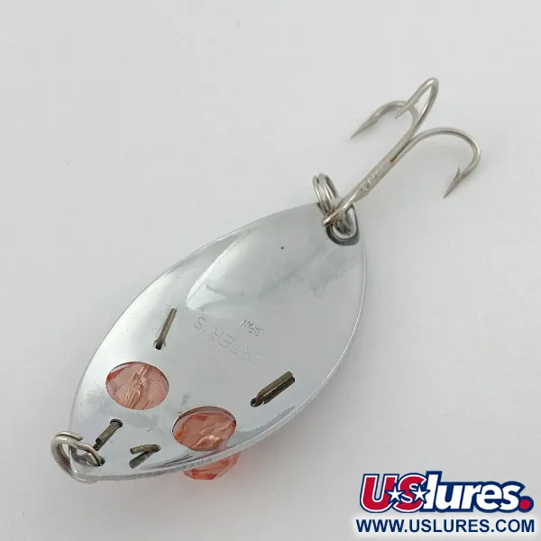 Herter's Glass Eye Spoon, Nickel e Occhi Rossi, 11g, Ondulante #23555