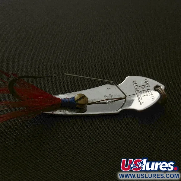 Tony Accetta Pet Spoon 13, 7g, Nickel, Cucchiaino Ondulante #23571