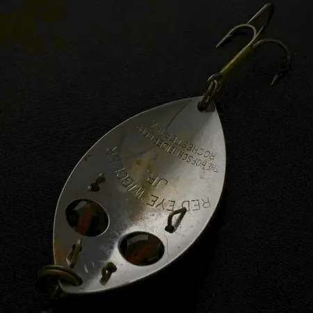 Hofschneider Red eye Junior, 13g, Nickel/Occhi Rossi, Ondulante #23576