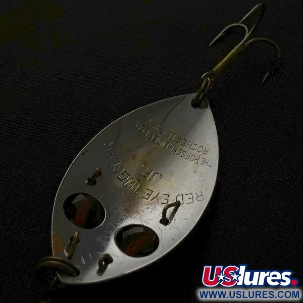 Hofschneider Red eye Junior, 13g, Nickel/Occhi Rossi, Ondulante #23576