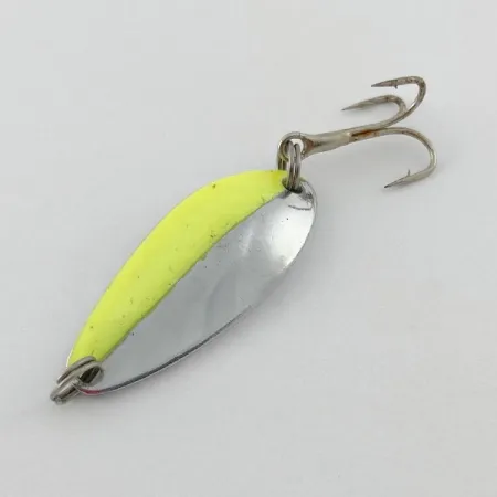 Glen L Evans Shag Spoon, 7g nichel/verde, Ondulante #23578