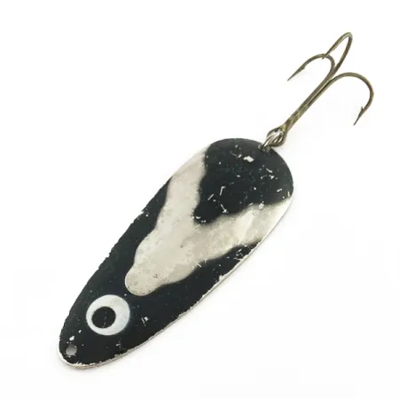 Lindy Gator, 45g, Nickel/Nero, Cucchiaino Ondulante #23585