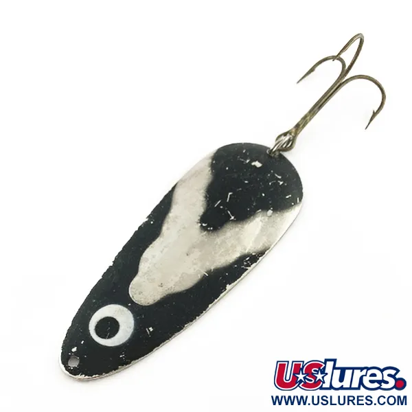 Lindy Gator, 45g, Nickel/Nero, Cucchiaino Ondulante #23585