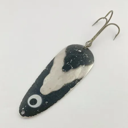 Lindy Gator, 45g, Nickel/Nero, Cucchiaino Ondulante #23585