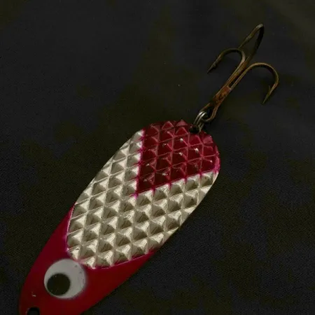 Lindy Gator, 55g, Rosso/Bianco/Nichel, Cucchiaino #23586