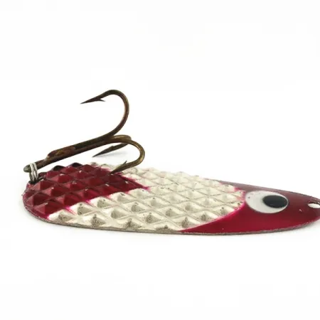 Lindy Gator, 55g, Rosso/Bianco/Nichel, Cucchiaino #23586