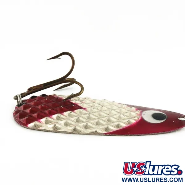 Lindy Gator, 55g, Rosso/Bianco/Nichel, Cucchiaino #23586