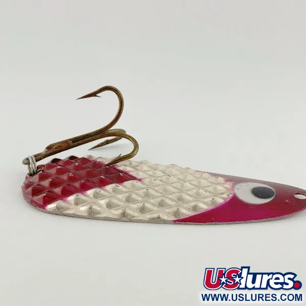 Lindy Gator, 55g, Rosso/Bianco/Nichel, Cucchiaino #23586