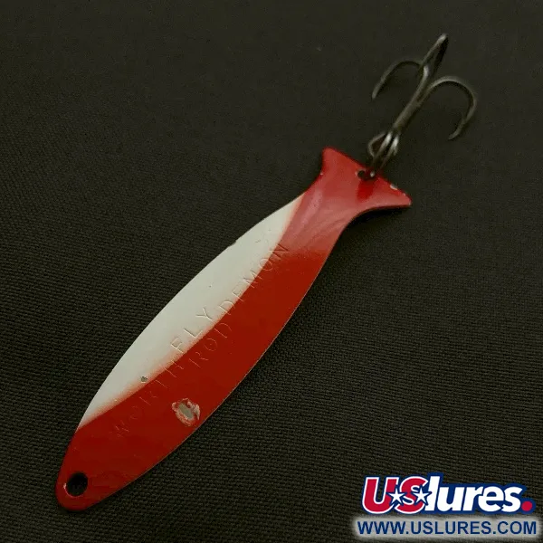 Worth Fly Rod Demon, 2.5g, Nichel/Rosso/Bianco, Cucchiaino Undulante #23595