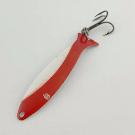 Worth Fly Rod Demon, 2.5g, Nichel/Rosso/Bianco, Cucchiaino Undulante #23595