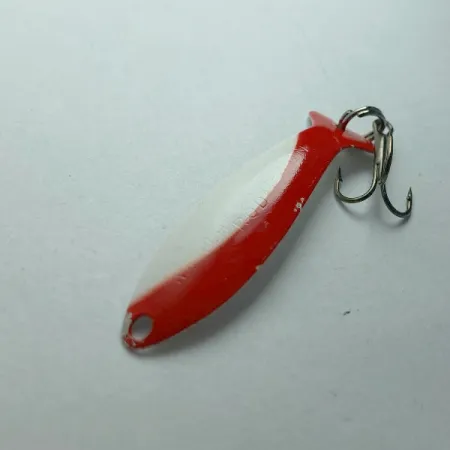 Worth Fly Rod Demon, 1,5g rosso/bianco/nickel, Cucchiaino #23596