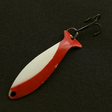 Worth Fly Rod Demon, 1,5g rosso/bianco/nickel, Cucchiaino #23596