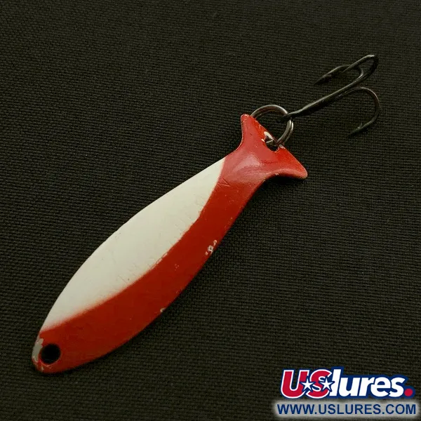 Worth Fly Rod Demon, 1,5g rosso/bianco/nickel, Cucchiaino #23596