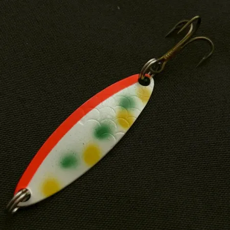 Luhr Jensen Needlefish 1, Oro/Rosso, 2g, Cucchiaino da Traina #23597