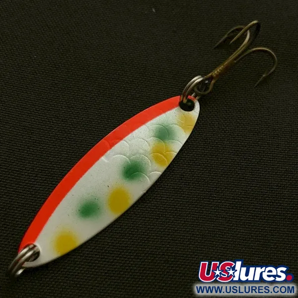 Luhr Jensen Needlefish 1, Oro/Rosso, 2g, Cucchiaino da Traina #23597