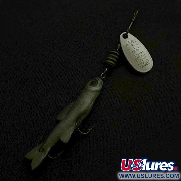 Mepps Comet Mino 1 (Anni '70), Argento, 4,5g, Cucchiaino Rotante #23634