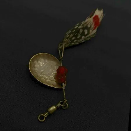 Pflueger Bear Valley 3, 7g Ottone Martellato, Cucchiaino #23656