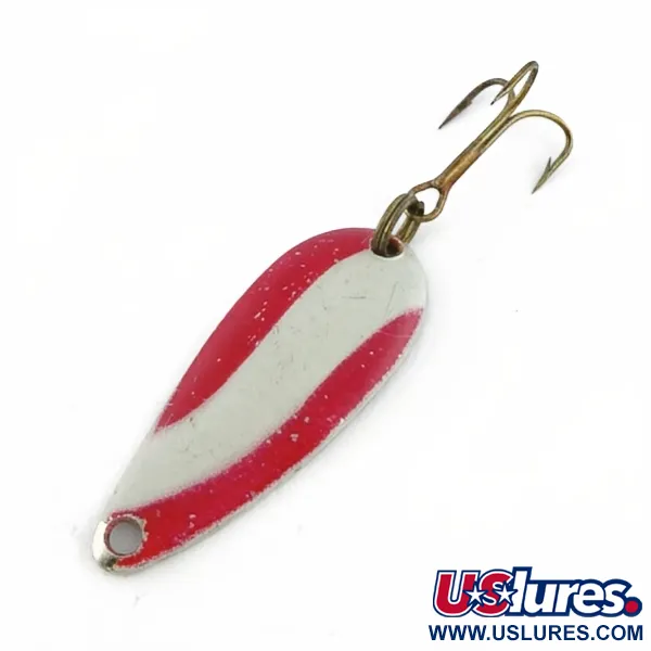 Kmart Spoon, 6g nickel/rosso, cucchiaino ondulante #23660