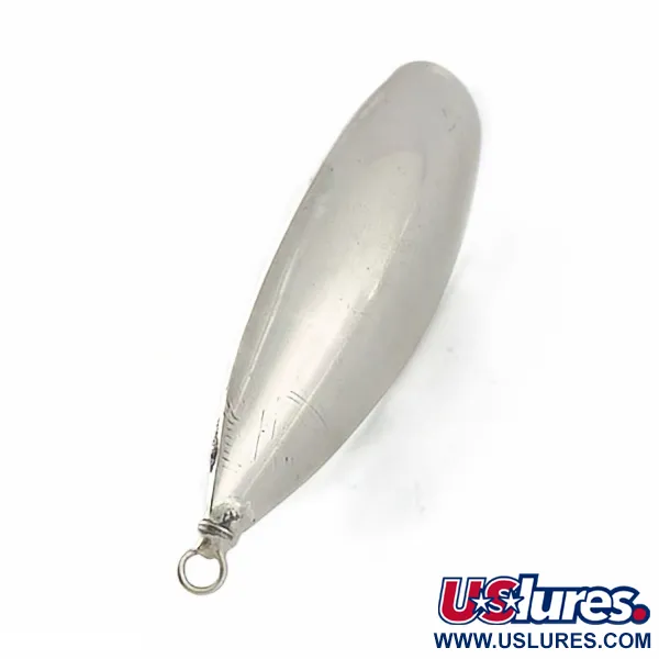 Luhr Jensen Silver Spoon, Nichel, 21g, Ondulante Anti-alga #23661