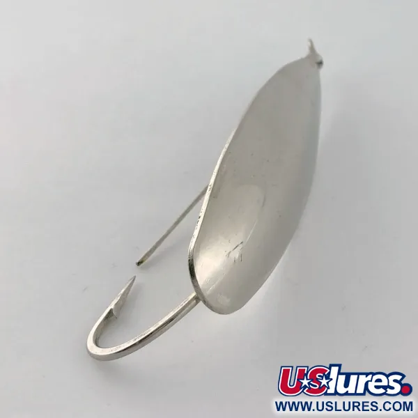 Luhr Jensen Silver Spoon, Nichel, 21g, Ondulante Anti-alga #23661