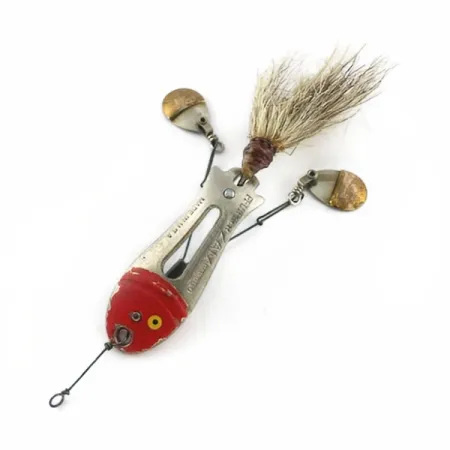 Pflueger ZAM, 14g (1/2oz) nichel/rosso, Esca Vintage #23672