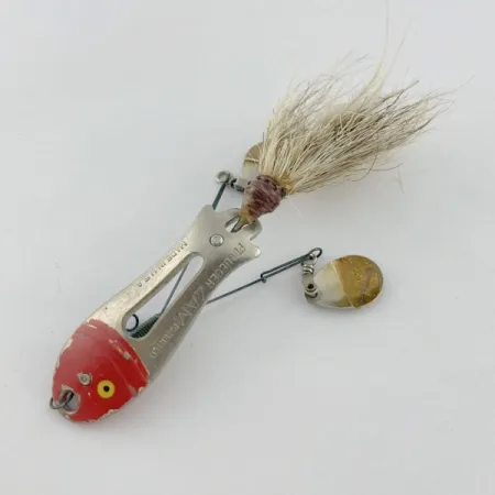 Pflueger ZAM, 14g (1/2oz) nichel/rosso, Esca Vintage #23672