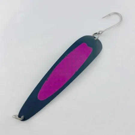 Luhr Jensen Flutter Spoon 38, 10g, Nero e Rosa, Ondulante #23686