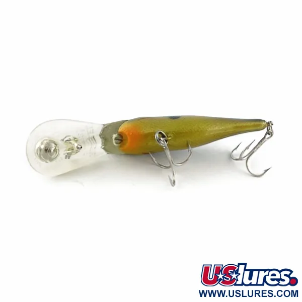 Rebel Double Deep Shad, 5g Chartreuse, Crankbait #23706