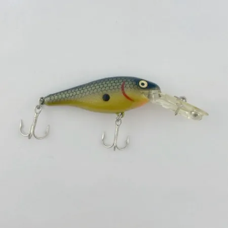 Rebel Double Deep Shad, 5g Chartreuse, Crankbait #23706