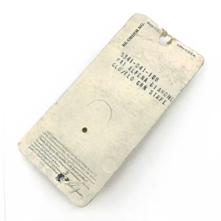 Luhr Jensen Alpena Diamond #41 Glow, 7g Glo-Flo Green stripe, Ondulante #23708