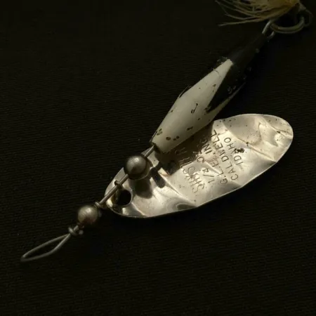 Glen Evans Shyster, 7g bianco/nickel, cucchiaino rotante vintage #23713