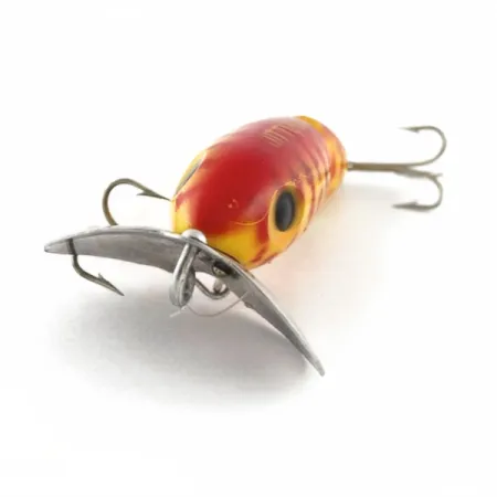 Fred Arbogast Jitterbug Jointed, 10g, Giallo Tiger, Esca Topwater #23752