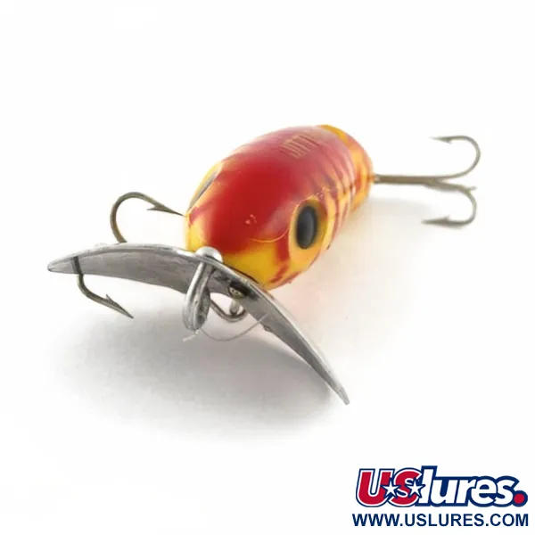 Fred Arbogast Jitterbug Jointed, 10g, Giallo Tiger, Esca Topwater #23752