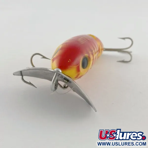 Fred Arbogast Jitterbug Jointed, 10g, Giallo Tiger, Esca Topwater #23752