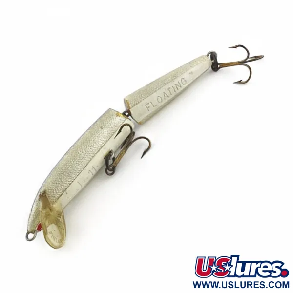Rapala Jointed J11, 11cm, 7g, Colore S (Silver), Artificiale Snodato #23755