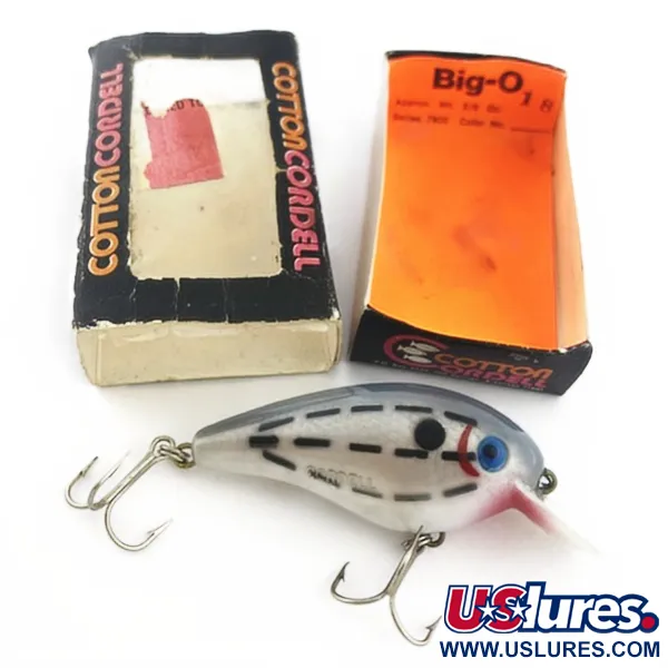 Cotton Cordell Big O, 14g, Blue eyes Bar Fish, Crankbait #23776