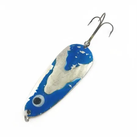 Lindy Gator, 45g, Nickel/Blu, Ondulante #23799