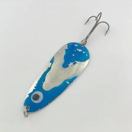 Lindy Gator, 45g, Nickel/Blu, Ondulante #23799