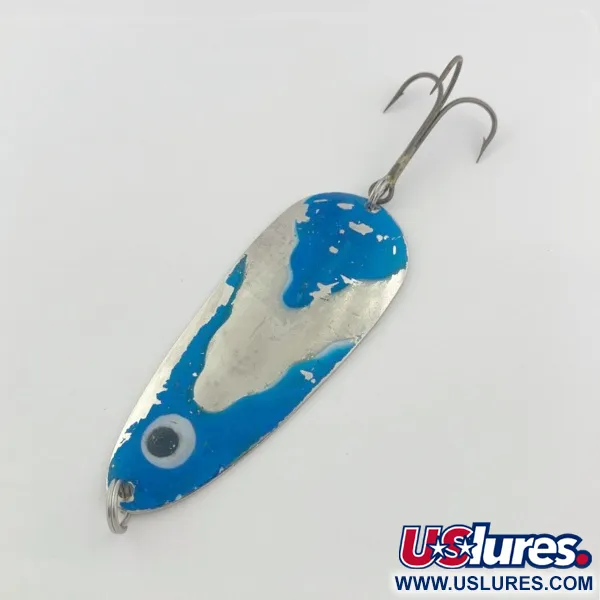 Lindy Gator, 45g, Nickel/Blu, Ondulante #23799