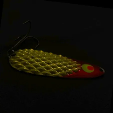 Lindy / Little Joe Lindy Gator, 55g rosso/bianco/nichel, Cucchiaino ondulante #23800